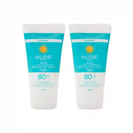 Promoción Nude Protector Solar Sensación Liviana Spf80 Uds