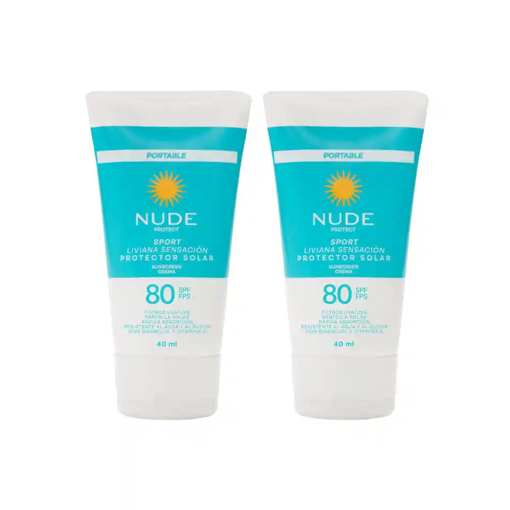 Promoción Nude Protector Solar Sensación Liviana Spf80 Uds