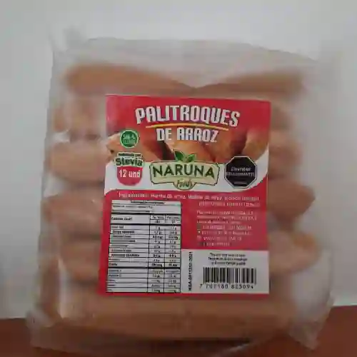 Palitroques de Arroz 12 Und Naruna