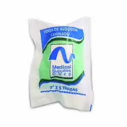 Medical Venda de Algodón Laminado