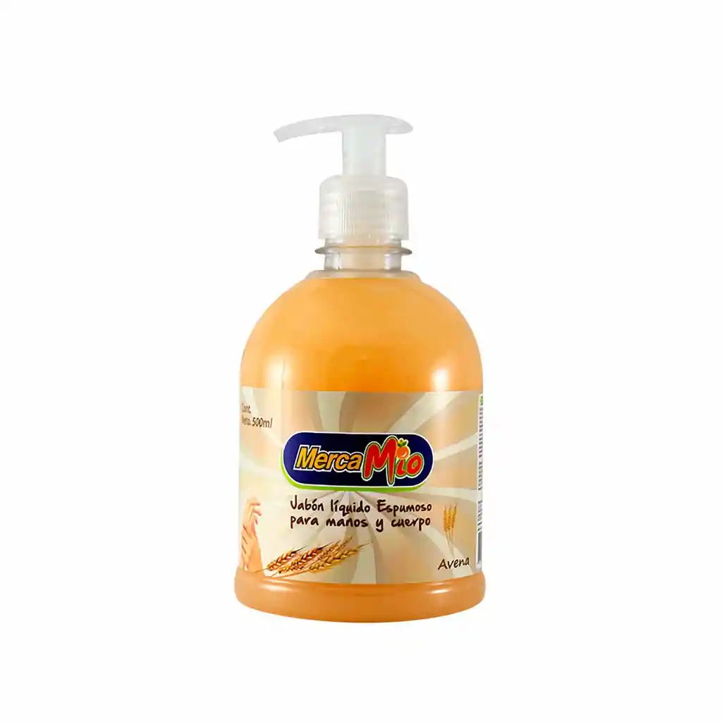 Mercamio Jabón Líquido Antibacterial Avena