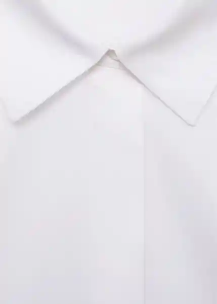 Camisa Gigi Off White Talla M Mujer Mango