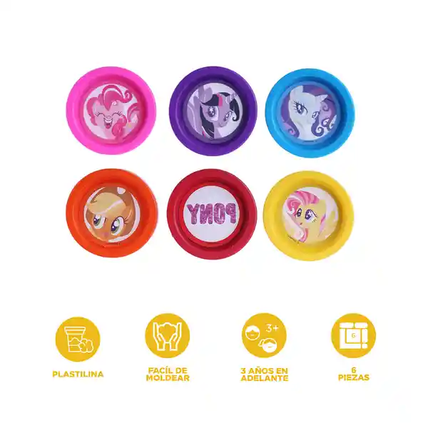 Plastilina de Colores Serie my Little Pony Miniso