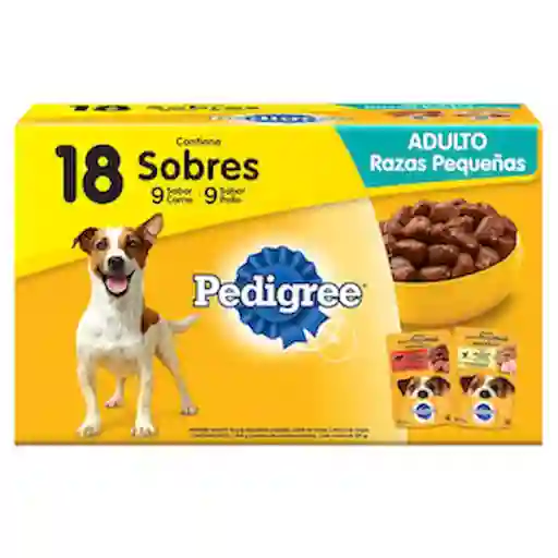 Pedigree Alimento Para Perro Húmedo Raza Pequeña