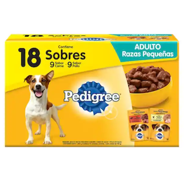 Pedigree Alimento Para Perro Húmedo Raza Pequeña