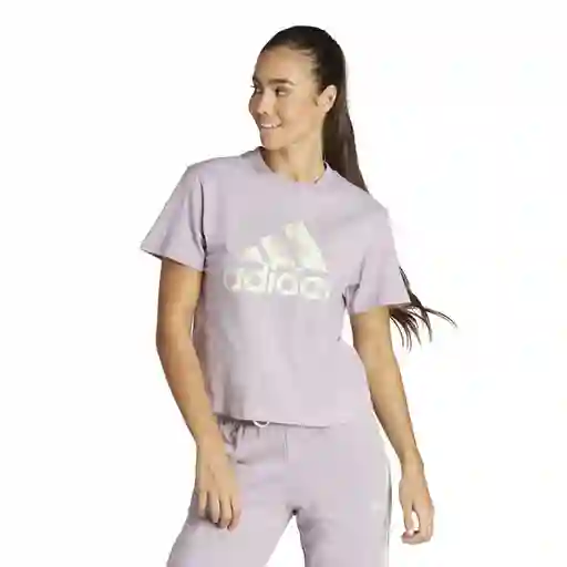 Adidas Camiseta W Aop Tee Mujer Morado Talla S Ref: IS4256