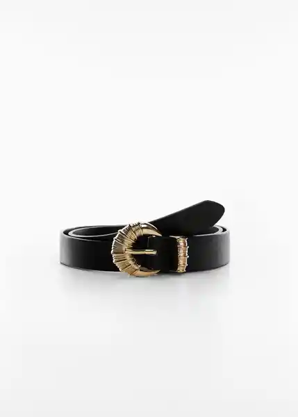 Cinturón Nils Negro Talla S Mujer Mango