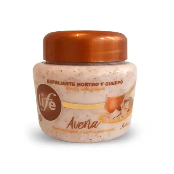 life exFoliante rostro y cuerpo avena