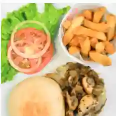 Combo Hamburguesa Suiza