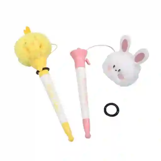 Esfero de Conejo y Pollito Serie Easter 1.0 mm Miniso