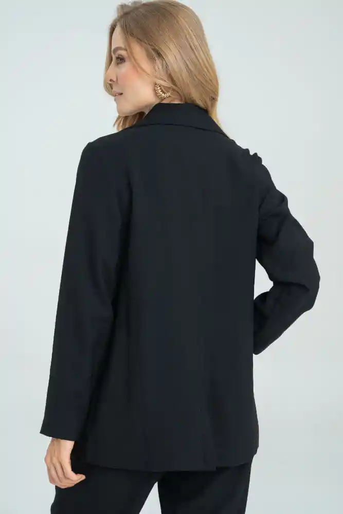 Chaqueta Larga Tipo Blazer