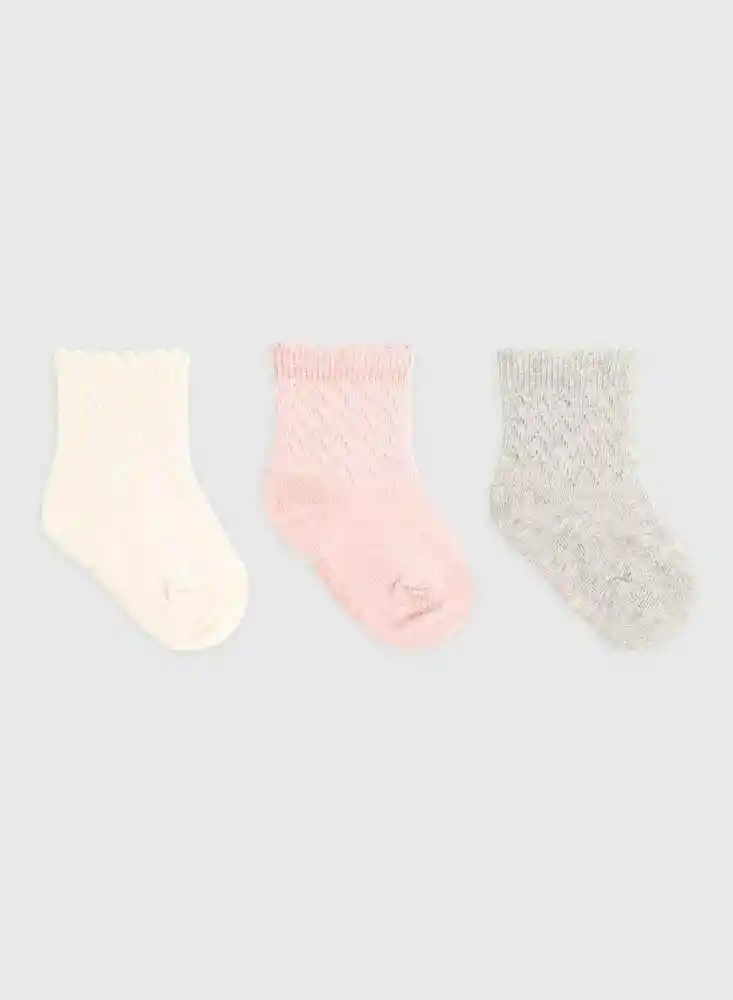 Pqx3 Calcetines Bebitas 3/6 Meses-stdo 9902