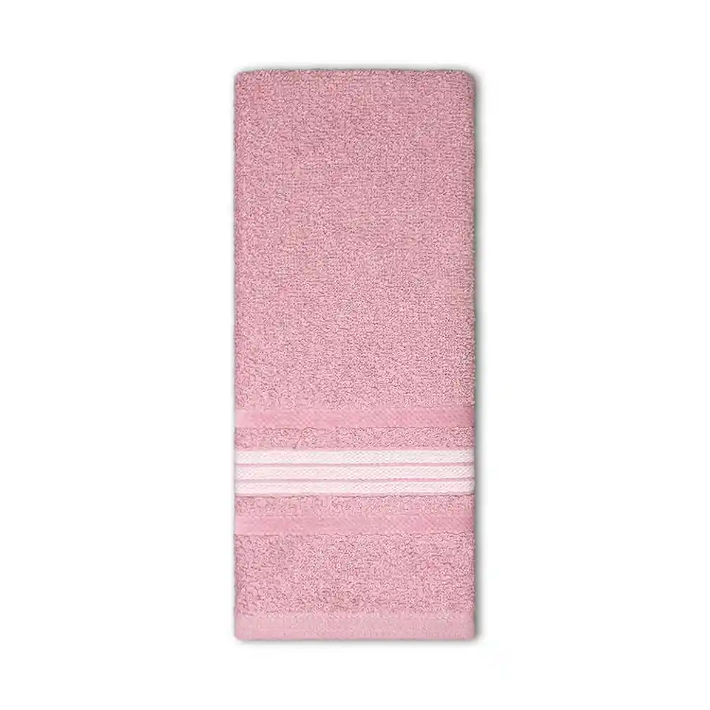 Toalla Mano 65x130 Cm en 380 Gm Rosado