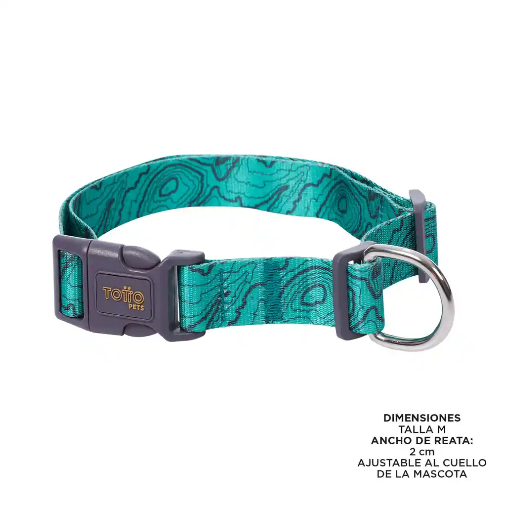 Collar Ajustable Para Perro Mylu M Verde