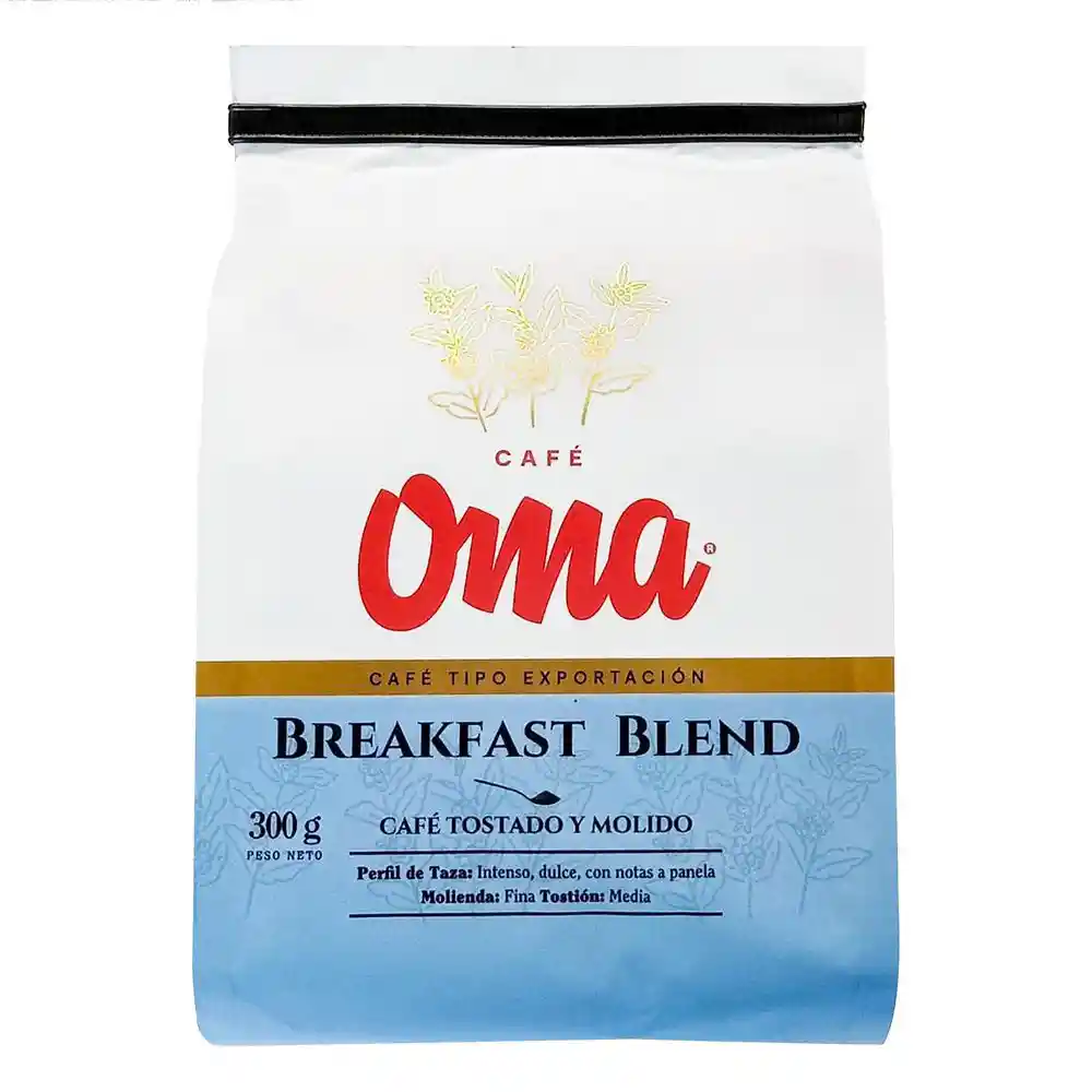 Café Tostado Molido Breakfast Blend Oma