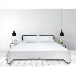 Sábana Cama Queen Blanco Empaque Tela