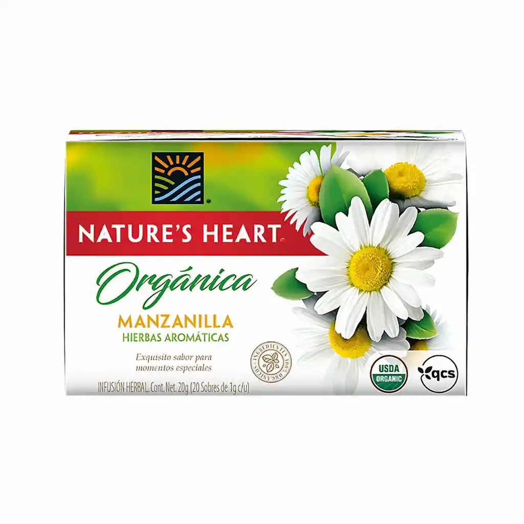 Natures Heart té de Manzanilla Orgánica