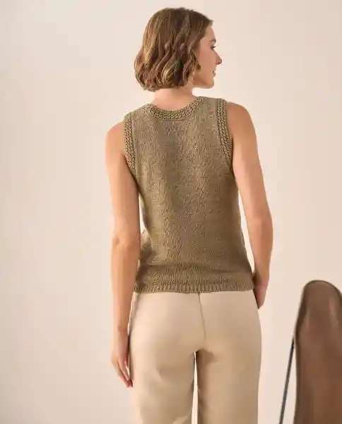 Camiseta Verde Alga Medio Talla L 109G200 Esprit