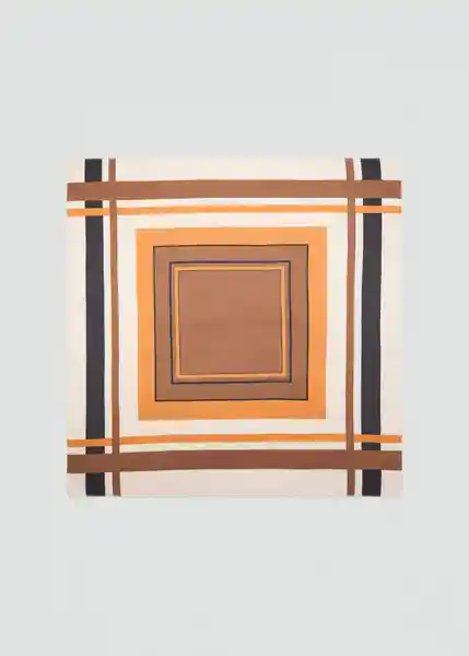 Pañuelo Classy Crudo Talla 99 Mujer Mango