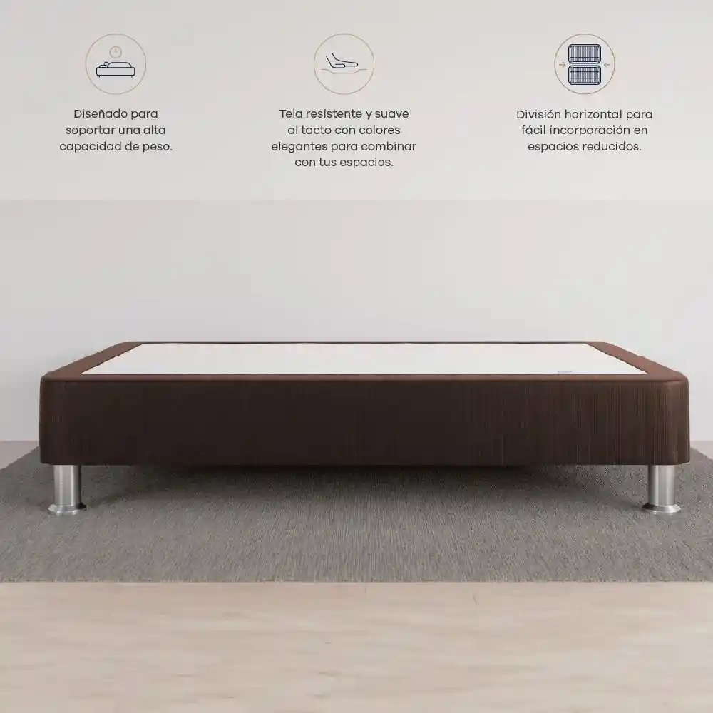 Sommier Essencial Café 160x0.95 Comodisimos Esecf6004pme14