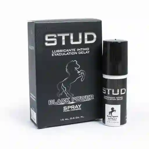 Stud Retardante Intimo Spray Lubricante Íntimo Black Power