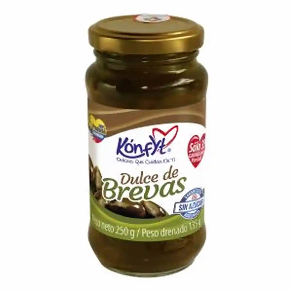 Konfyt Dulce De Brevas Sin Azucar