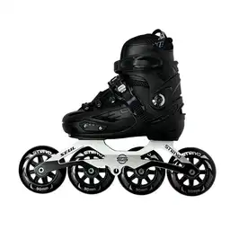 Strivo Patín Seúl Negro Plateado Talla L (39-42)