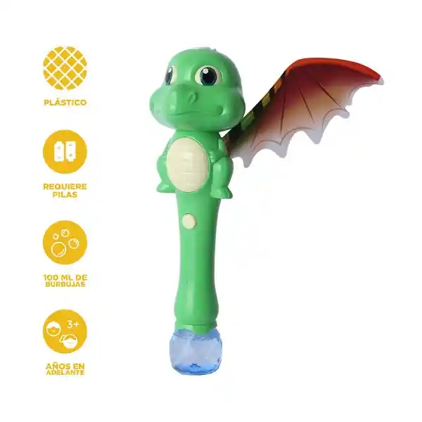 Varita de Burbujas Eléctrica de Dinosaurio Serie Miniso