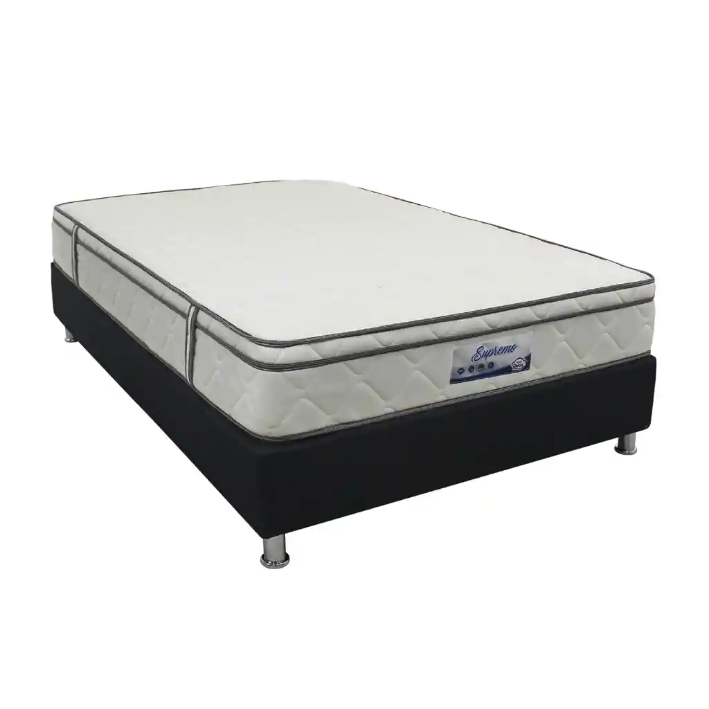 Colchón Semidoble Relax Resortado 120 X 190 X 22 Cm