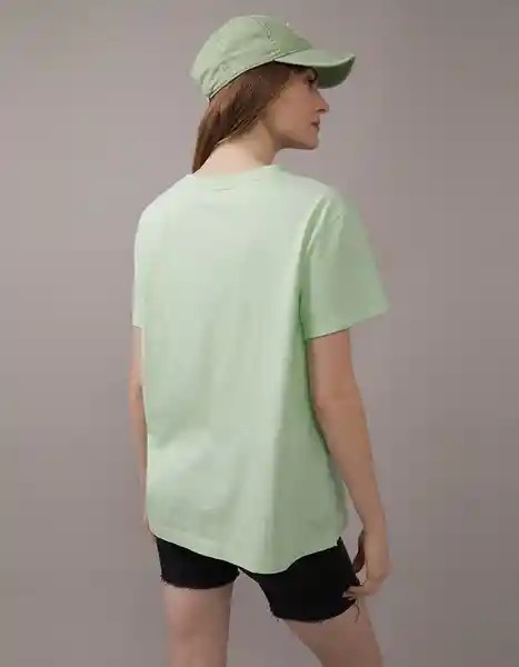 Camiseta Mujer Verde Talla Small American Eagle 03009514