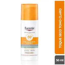 Eucerin Protector Solar Oil Control Tinted Tono Claro Fps 50+