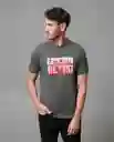 Camiseta Hombre Gris Talla M 103G004_GRI193901 Rifle