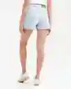 Short Claro Femenino Azul Cristalino Claro Talla 12 Chevignon