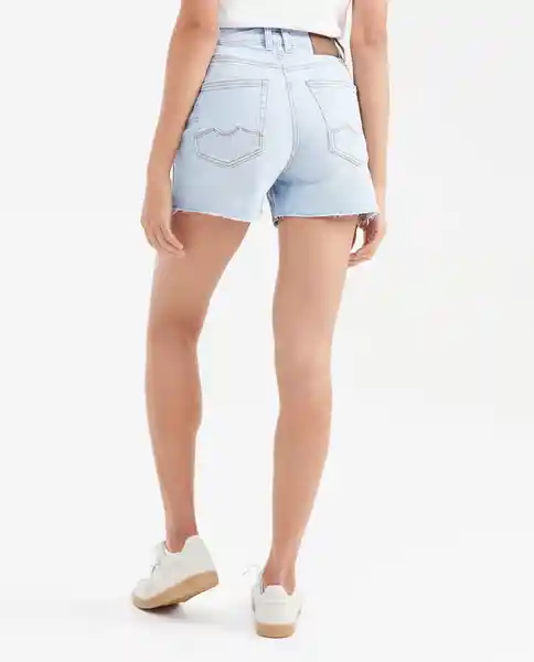 Short Claro Femenino Azul Cristalino Claro Talla 12 Chevignon