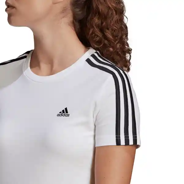 Adidas Camiseta Para Mujer Blanco Talla XS GL0783