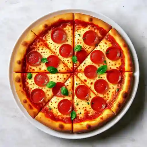 Pizza pepperoni grande 30 cm 8 por