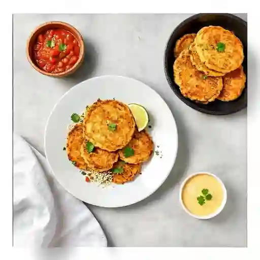 Patacones / Arepas Marinera