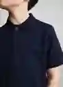 Polo Javier8 Navy Talla 10 Niños Mango