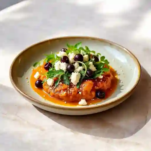 Feta, Pimenton, Aceitunas
