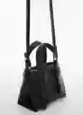Bolso P Kim Negro Talla 99 Mujer Mango