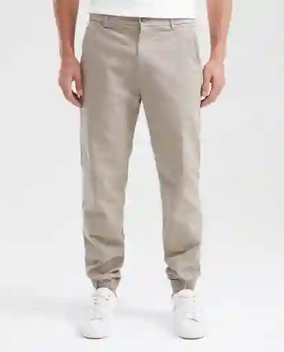 Jogger Crudo Beige Claro Talla 30 Chevignon