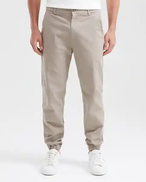 Jogger Crudo Beige Claro Talla 30 Chevignon