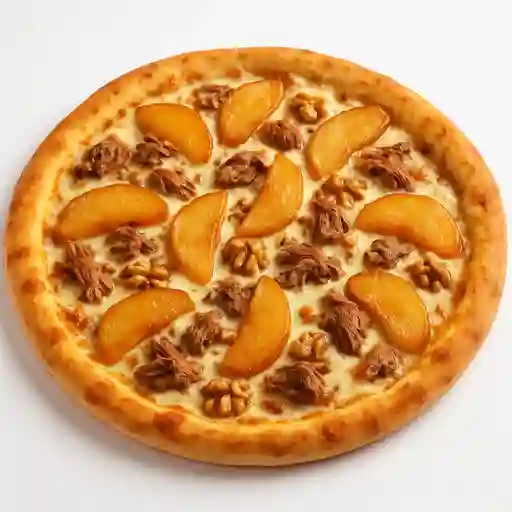 Pizza de Pernil de Cerdo y Manzanas