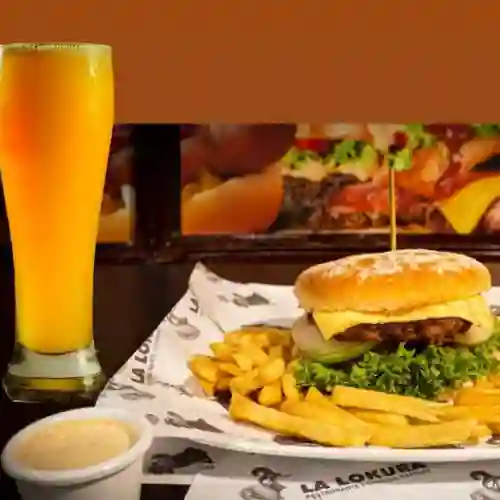 Doble C con Papas y Granizadas