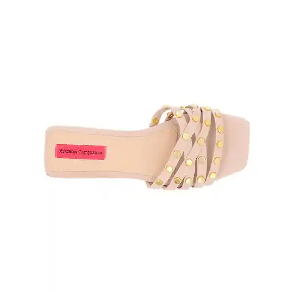 Sandalias Plana Paige Beige Talla 34