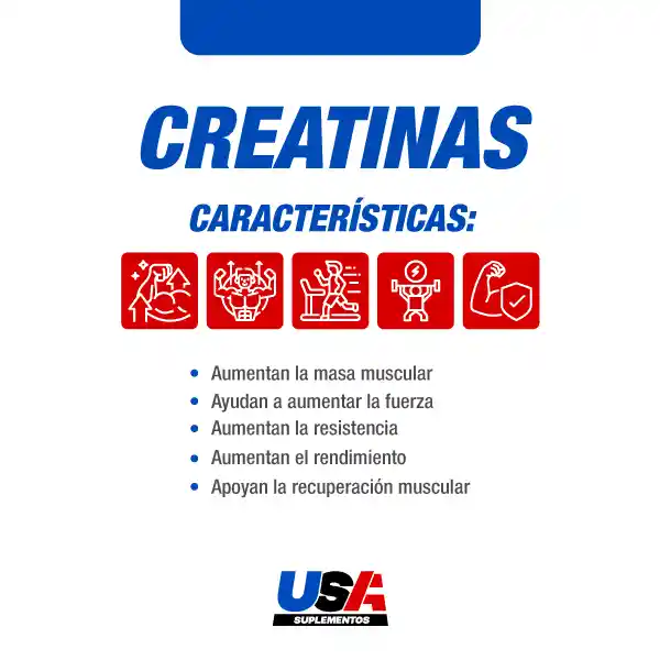 Creatina Iron 500 g (100 Servicios)