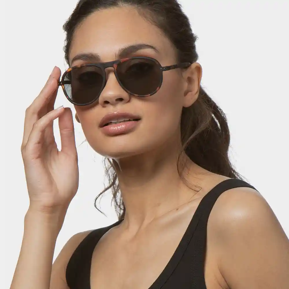 Inkanta Gafas Sun I Carey Lentes Verdes + 0.0