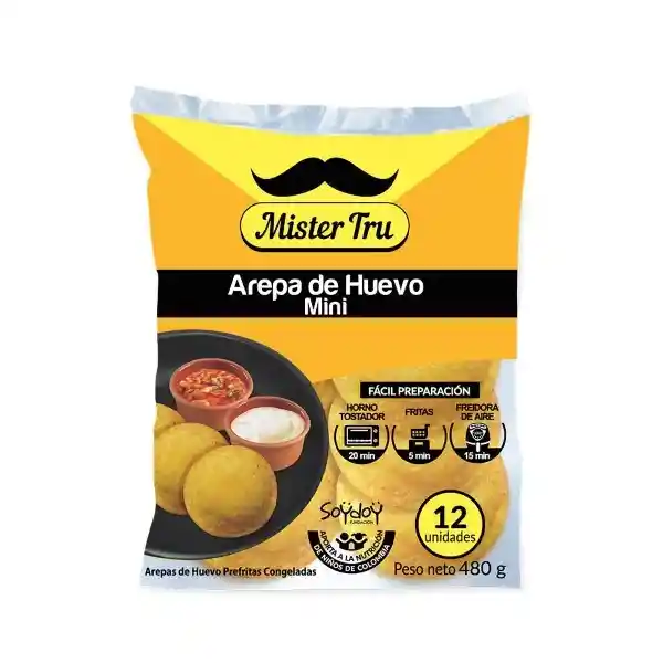 Mister Tru Arepa de Huevo Mini