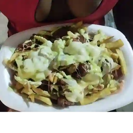 Salchipapas especiales grandes