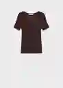Jersey Rosae Chocolate Talla M Mujer Mango